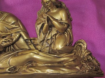 DESCENDIMIENTO JESUS MARMOLINA PINTADA TONO BRONCE (3)